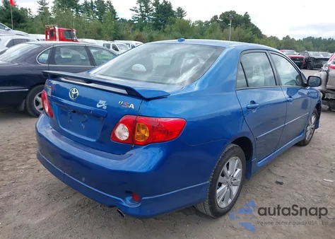 2010 Toyota Corolla S z USA, uszkodzony, nr VIN 2T1BU4EE1AC375654